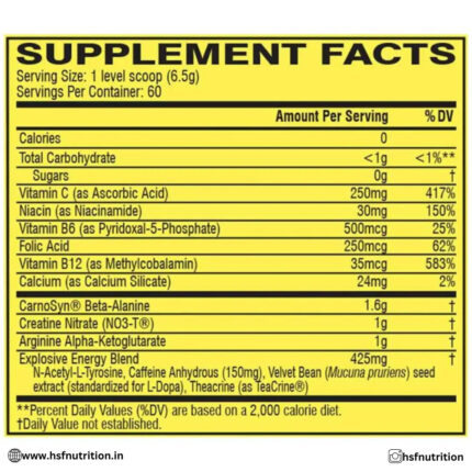 Cellucor C4 Original Preworkout - 390 Grams, 60 Servings - Hold Strong Fitness & Nutrition