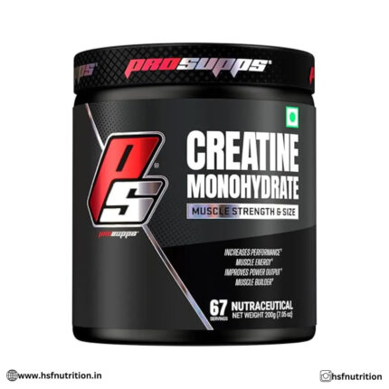 PS PROSUPPS Creatine Monohydrate Preworkout - 67 Serving, Unflavoured, 200gm - Hold Strong Fitness & Nutrition