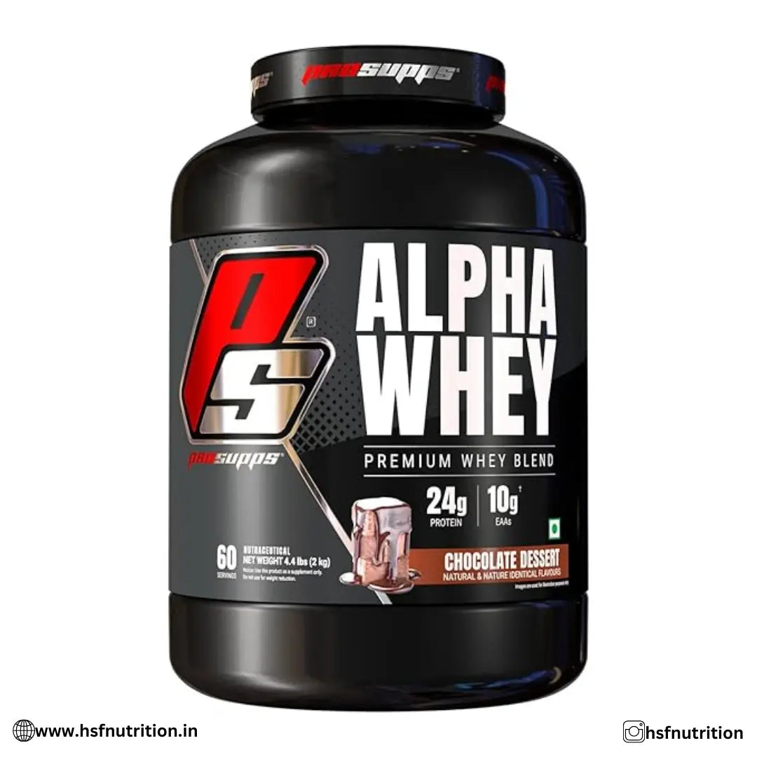 10_78eafc67-0eda-4893-8a44-caac6cef1717 PS PROSUPPS Alpha Whey Protein - 24G Protein, 2Kg, Chocolate Dessert - Hold Strong Fitness & Nutrition