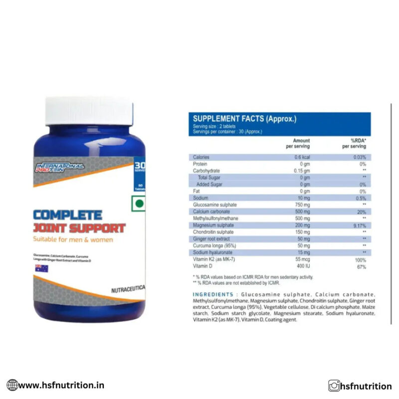 International Protein Complete Joint Support - 60 Tablets - Hold Strong Fitness & Nutrition