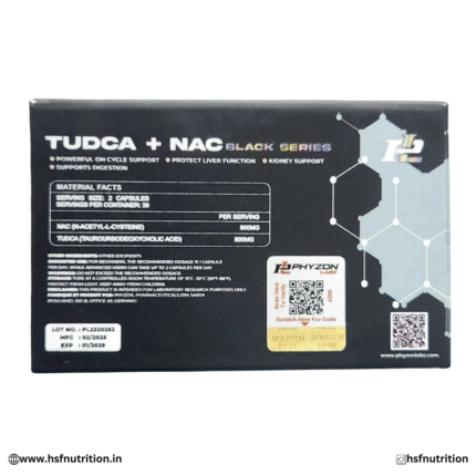 Phyzon Labz TUDCA + NAC Black Series – Liver & Kidney Support 60 Capsules Phyzon Labz