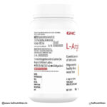 GNC L-Arginine 1000 mg - 90 Tablets | Boosts Nitric Oxide Production GNC