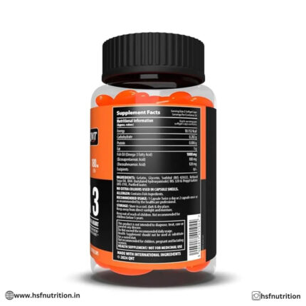 QNT Omega 3 1000mg  - 60 Softgels - Hold Strong Fitness & Nutrition
