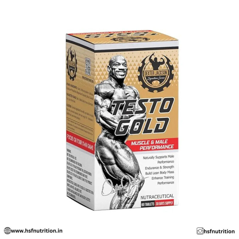 Dexter Jackson Testro Gold - 60 Tablets, Testosterone booster - Hold Strong Fitness & Nutrition