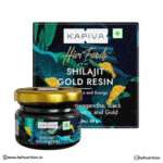 Kapiva Shilajit Gold Resin - 20g | Helps in boosting Stamina | Contains 24 Carat Gold | 100% Ayurvedic - Hold Strong Fitness & Nutrition