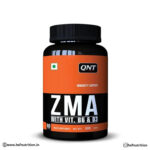QNT ZMA (Zinc Magnesium Aspartate) with Vitamin B6 & D3 | Boosts Immunity | Ideal Supplement for Men & Women - 60 Tablets - Hold Strong Fitness & Nutrition