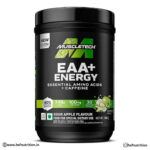 MuscleTech EAA + Energy | Essential Amino Acids + 100mg Caffeine | Ultimate Recovery – Sour Apple (30 Servings) - Hold Strong Fitness & Nutrition