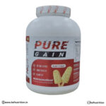 Nutra Charm Pure Gain - 2.7Kg, Kulfi Delight | High Protein Premium Mass & Weight Gainer - Hold Strong Fitness & Nutrition