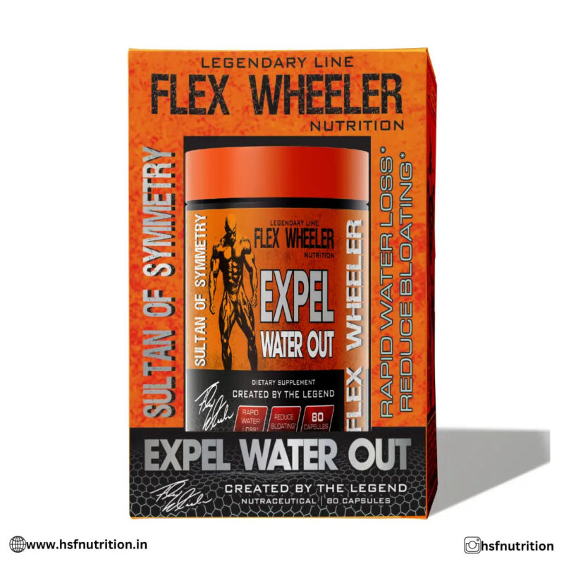 Flex Wheeler Nutrition Legendary Expel Water Out - 80 capsules - Hold Strong Fitness & Nutrition