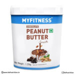 MYFITNESS Chocolate Peanut Butter Smooth - 1.25 kg, 22g Protein, Dark Chocolate - Hold Strong Fitness & Nutrition