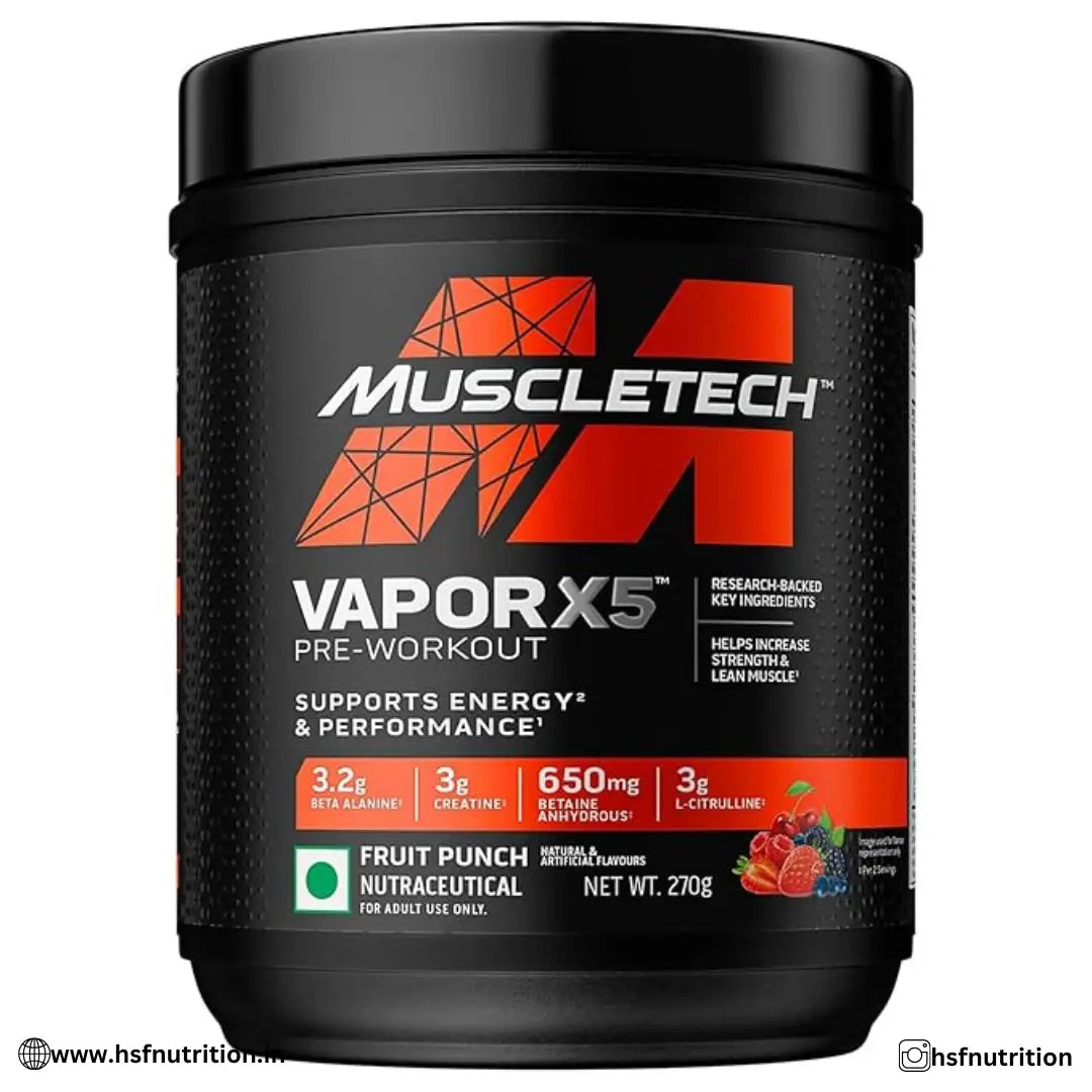 1_937f7614-1afb-496f-9966-a4a47645d492 MuscleTech Vapor X5 - 270gm, 30 Serving, Fruit Punch - Hold Strong Fitness & Nutrition