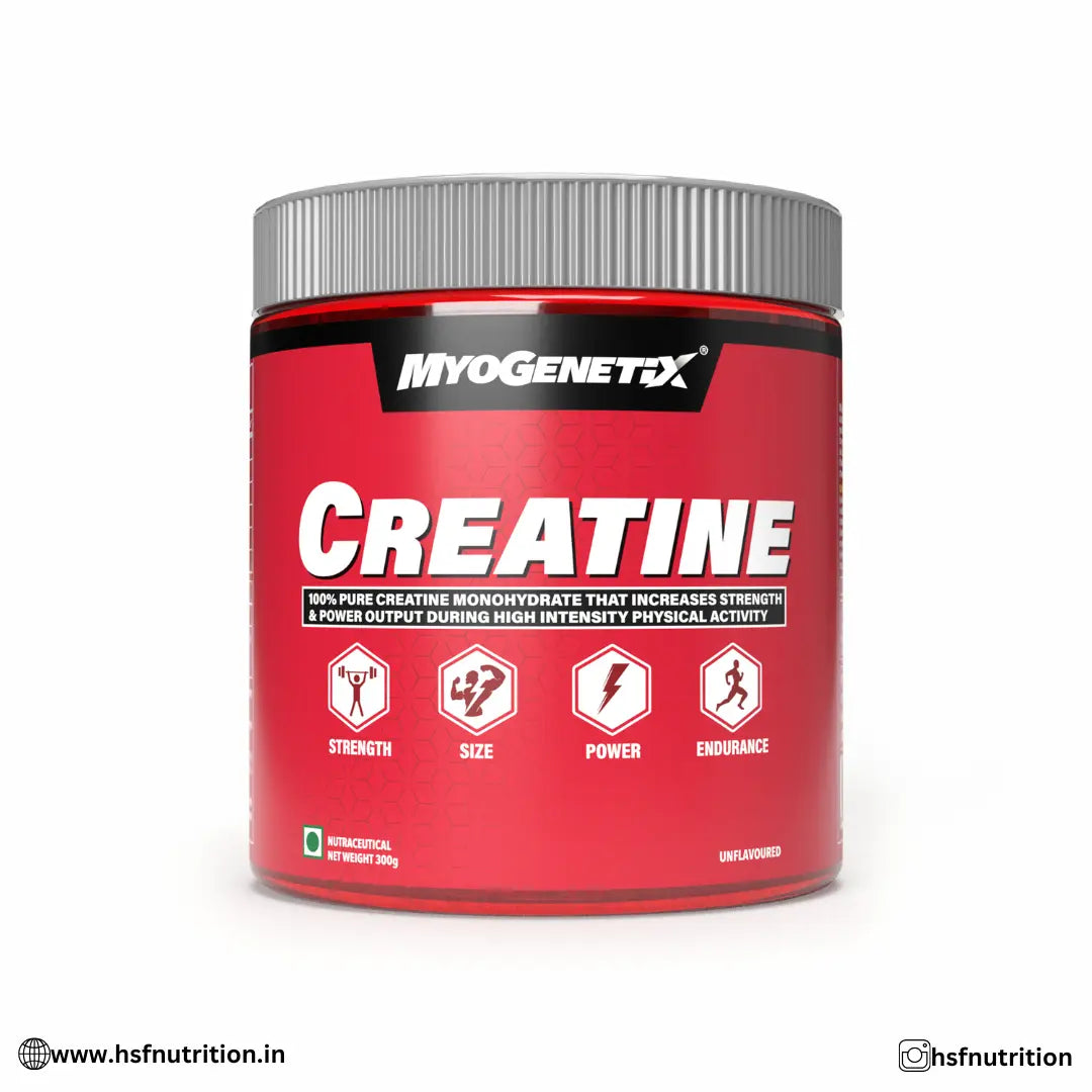 1_a9b92c08-b1e9-4e65-9fbf-966bd39c87ad MYOGENETIX Creatine Monohydrate - 100 Servings, 300 gm, Unflavored - Hold Strong Fitness & Nutrition