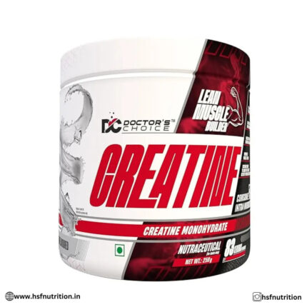 Doctors Choice DC Creatine Monohydrate - 250 gm, 83 Serving, Unflavoured - Hold Strong Fitness & Nutrition