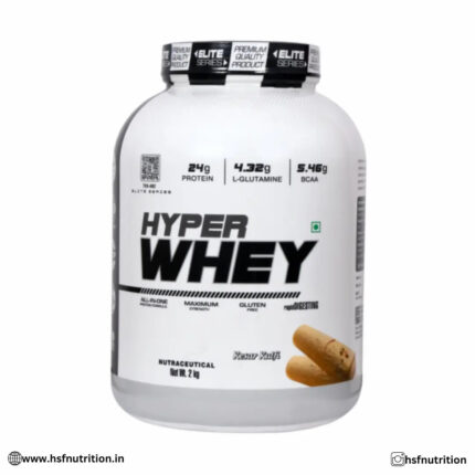TENABZ Hyper Whey - Premium Whey Protein - 2kg, 24gm, Kesar Kulfi - Hold Strong Fitness & Nutrition