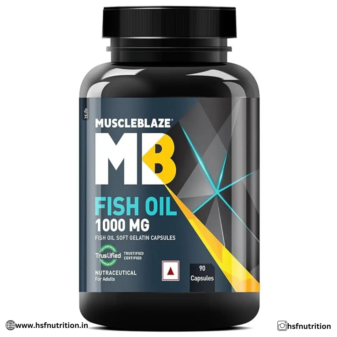22_78135cfe-e738-496b-a18e-648c66cee41f MuscleBlaze MB Omega 3 Fish Oil - 90 Capsules | 1000mg Omega 3 with 180mg EPA & 120mg DHA - Hold Strong Fitness & Nutrition
