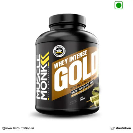 Muscle Monk Whey Intense Gold Protein – 2kg, 60 Servings Muscle Monk