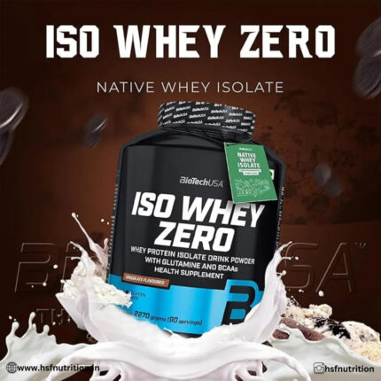 BioTechUSA Iso Whey Zero - 2.27kg, 90 Serving, Chocolate - Hold Strong Fitness & Nutrition