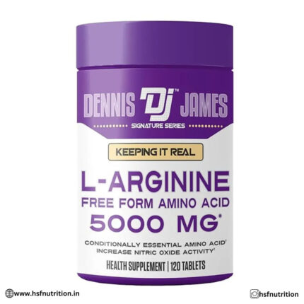 Dennis James DJ L-Arginine 5000mg - 120 Tablets - Hold Strong Fitness & Nutrition