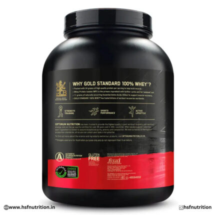 Optimum Nutrition ON Gold Standard 100% Whey Protein - 2.27 Kg, 74 Serving, Double Rich Chocolate OPTIMUM NUTRITION