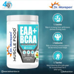 Dr. Morepen Muscle food EAA+BCAA  - 30 Serving, Fruit Punch - Hold Strong Fitness & Nutrition
