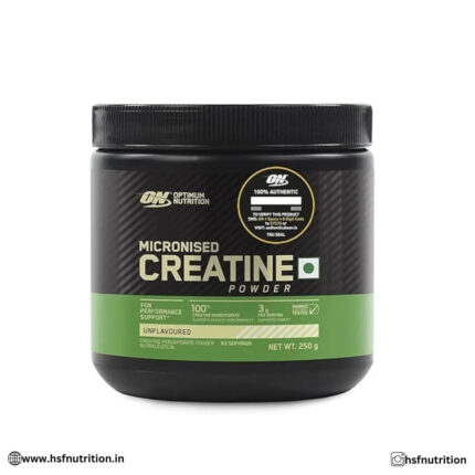 Optimum Nutrition ON Micronized Creatine Monohydrate - 250gm, 83 Serving, Unflavoured - Hold Strong Fitness & Nutrition