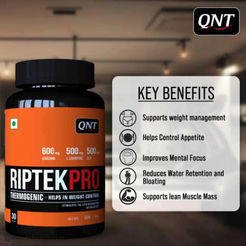 QNT RIPTEK PRO THERMOGENIC FAT LOSS ACTIVATOR - 60 TABS - Hold Strong Fitness & Nutrition