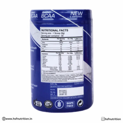 TENABZ AMINO BCAA - 30 Serving, 240g - Hold Strong Fitness & Nutrition