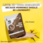 MuscleBlaze MB Fit High Protein Oats - 1kg, Dark Chocolate, 22g Protein | Breakfast Cereals for Weight Management - Hold Strong Fitness & Nutrition