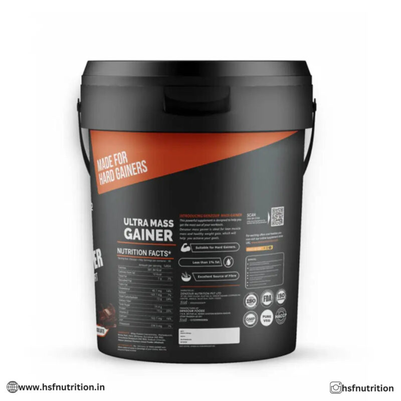 Denzour Mass Gainer - 5Kg - Hold Strong Fitness & Nutrition