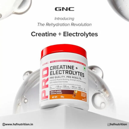 GNC Pro Performance Pure Micronized Creatine Monohydrate  - 250 gm, 80 Serving, Unflavoured (Copy) GNC
