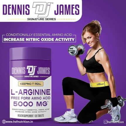 Dennis James DJ L-Arginine 5000mg - 120 Tablets - Hold Strong Fitness & Nutrition