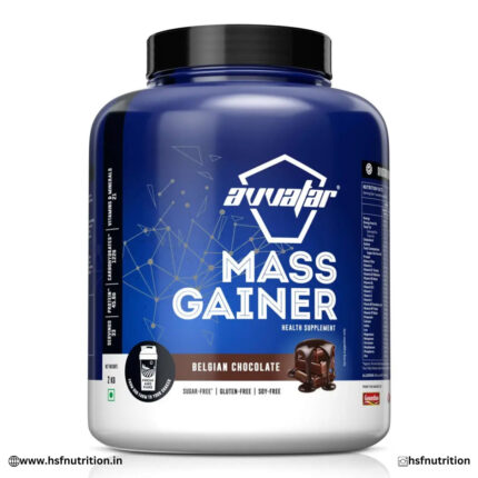 Avvatar Mass Gainer - 2kg, Belgian Chocolate, 33 Servings Avvatar
