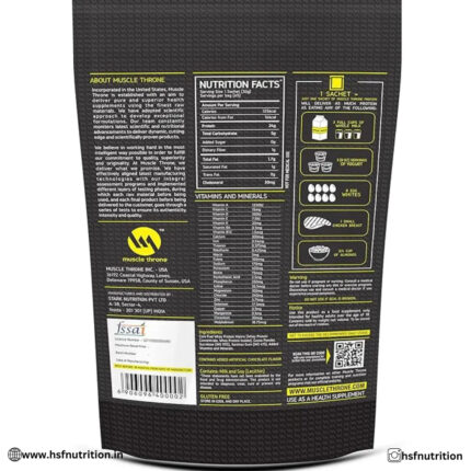 Muscle Throne Corefuel Whey Protein  - 2 kg, Chocolate, 65 Serving, Free Shaker Inside - Hold Strong Fitness & Nutrition