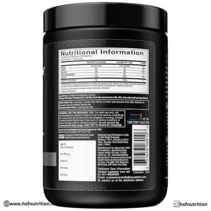MuscleTech Platinum 100% Creatine Powder - 250gm, 83 Serving, Unflavoured - Hold Strong Fitness & Nutrition