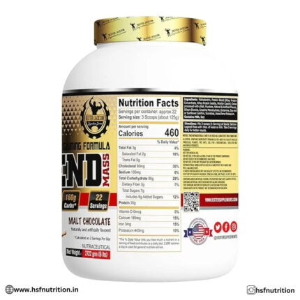 Dexter Jackson Legend Mass Gainer - Premium Lean Mass Gaining Formula  - 2.7kg / 6 Lbs, Malt Chocolate - Hold Strong Fitness & Nutrition