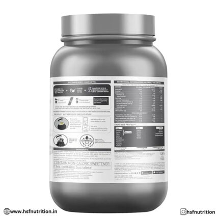 MuscleBlaze MB Biozyme Iso-zero, Low Carb, 100% Pure Whey Protein Isolate - 1kg, 27g, Cookies Cream - Hold Strong Fitness & Nutrition