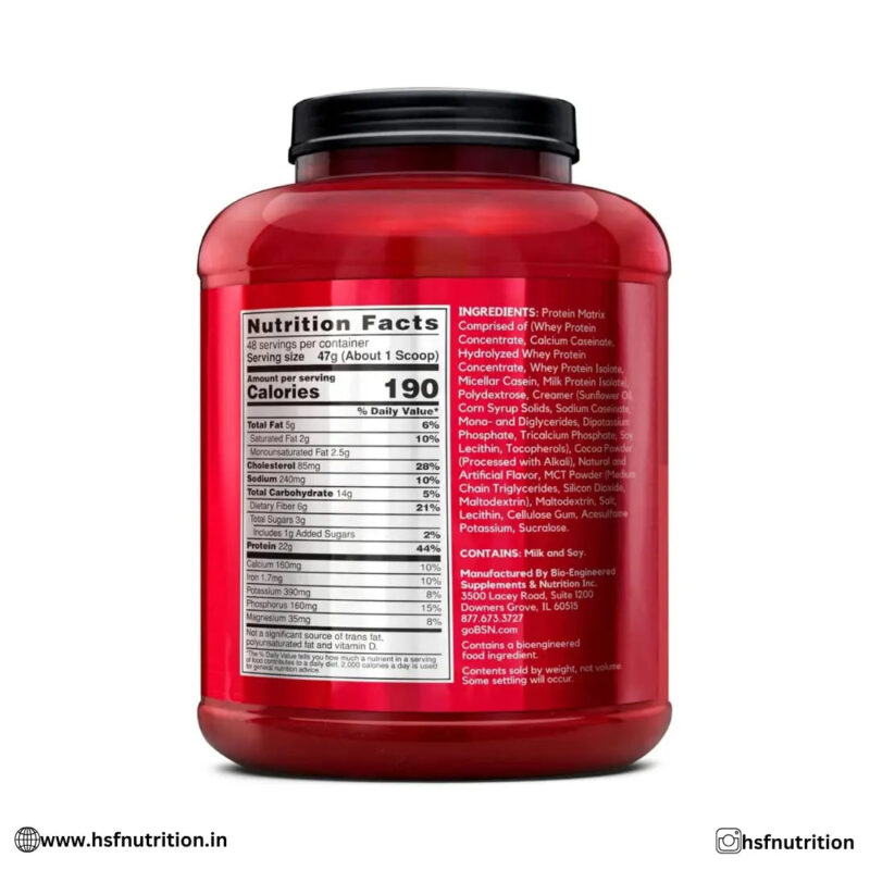 BSN Syntha-6 Ultra Premium Protein Matrix - 5 lbs, 2.27 kg, Chocolate Milkshake - Hold Strong Fitness & Nutrition