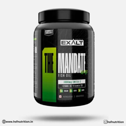 EXALT SUPPS The Mandate Fish Oil - 1000mg DHA per Serving, 100 Softgels - Hold Strong Fitness & Nutrition