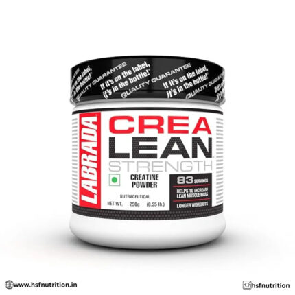 Labrada CreaLean Powder Creatine Monohydrate – 250g, 83 Servings, Unflavored - Hold Strong Fitness & Nutrition