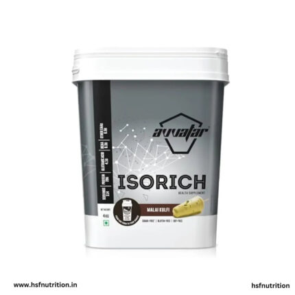 Avvatar Isorich Whey Protein - 4Kg, Malai Kulfi, 29g Protein, 114 Servings, Isolate - Hold Strong Fitness & Nutrition