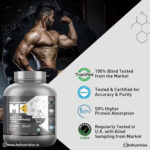 MuscleBlaze MB Biozyme Performance Whey Protein - 2kg, Rich Chocolate | 25 G Protein, 11.8 G Eaa & 5.5 G Bcaa Per Scoop - Hold Strong Fitness & Nutrition