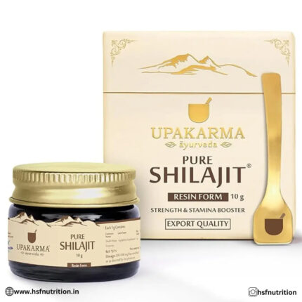 UPAKARMA Original Shilajit/Shilajeet Resin - 10gm | Boost Performance, Power, Stamina, Strength - Hold Strong Fitness & Nutrition