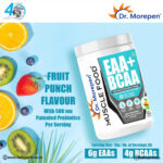 Dr. Morepen Muscle food EAA+BCAA  - 30 Serving, Fruit Punch - Hold Strong Fitness & Nutrition