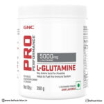 GNC Pro Performance L-Glutamine 5000 mg - 250 gm, 50 Servings, Unflavoured - Hold Strong Fitness & Nutrition