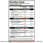 Black Beast The Big Daddy Inferno PreWorkout - 50 Servings, Psychopath Punch Black Beast