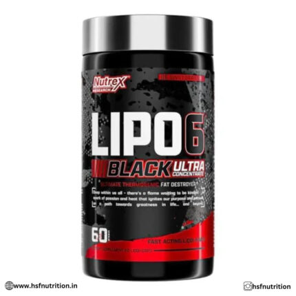 Nutrex Research Lipo-6 Black Ultra Concentrate  - 60 Caps - Hold Strong Fitness & Nutrition
