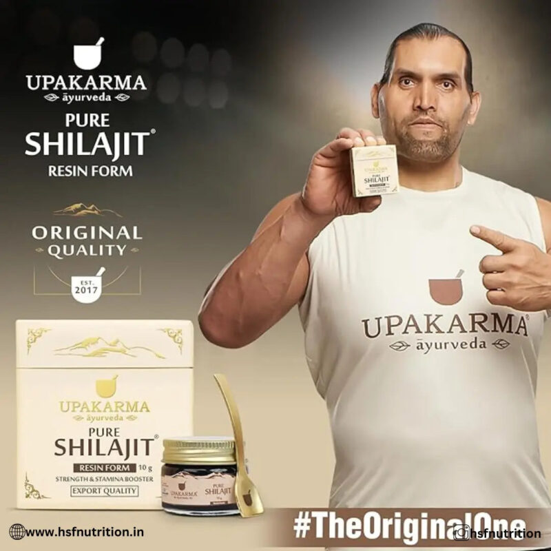 UPAKARMA Original Shilajit/Shilajeet Resin - 10gm | Boost Performance, Power, Stamina, Strength - Hold Strong Fitness & Nutrition