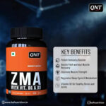 QNT ZMA (Zinc Magnesium Aspartate) with Vitamin B6 & D3 | Boosts Immunity | Ideal Supplement for Men & Women - 60 Tablets - Hold Strong Fitness & Nutrition