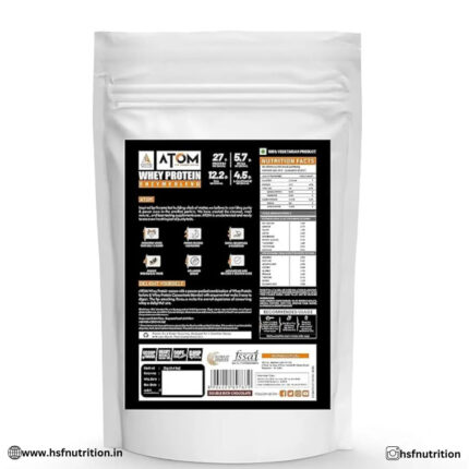 ASITIS ATOM Whey Protein - 2 kg, 27gm Protein - Hold Strong Fitness & Nutrition