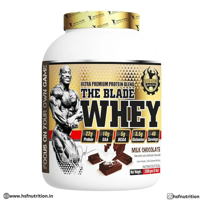 Dexter Jackson The Blade Whey - 2.27Kg, Milk Chocolate - Hold Strong Fitness & Nutrition